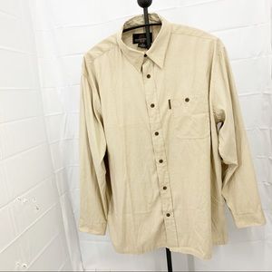 Weatherproof Cream Button Down Shirt